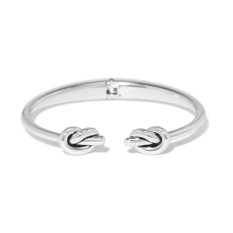 Interlock single knot hinged bangle