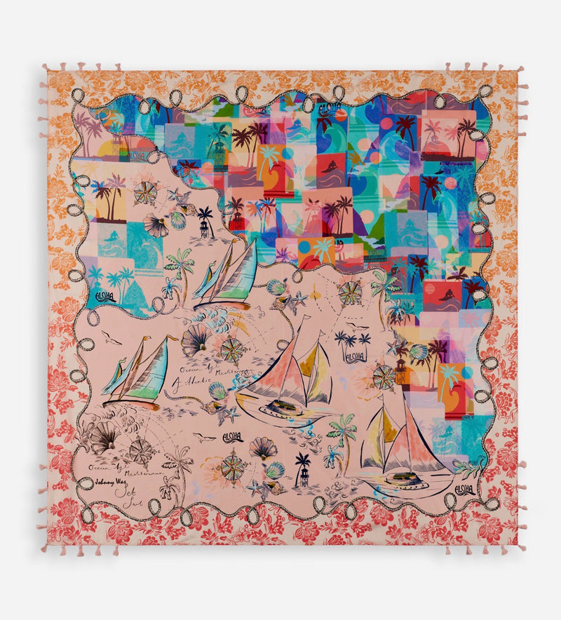 Silk scarf- Marina