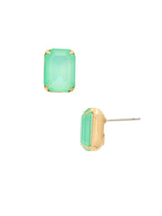 Everyday Stud Earrings - Green