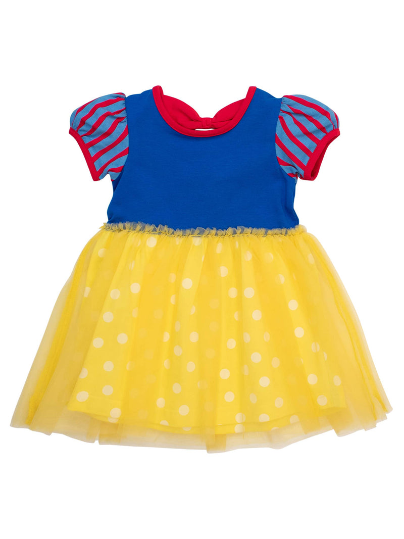 Girls Apple Princess Short Sleeve Princess Bow Twirl Dress