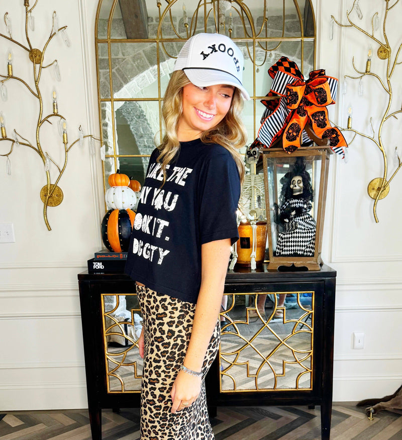 I like the way you Spook It, No Diggity Cropped Tee