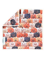 Pumpkin Palooza: Double-Sided Washcloth: Cream / 12x12 in / Washcloth