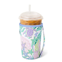 Sea Swirl Iced Cup Coolie (Medium)