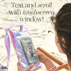 Waterproof Mini Phone Bucket Bag: Sand Dollar