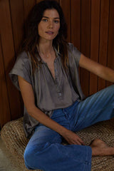 LIZA BUTTON DOWN TOP