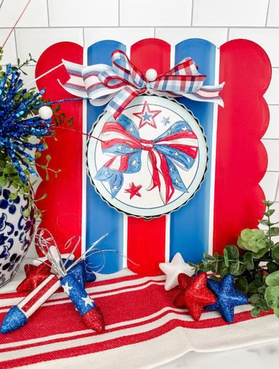 Mini becks Round star and stripes