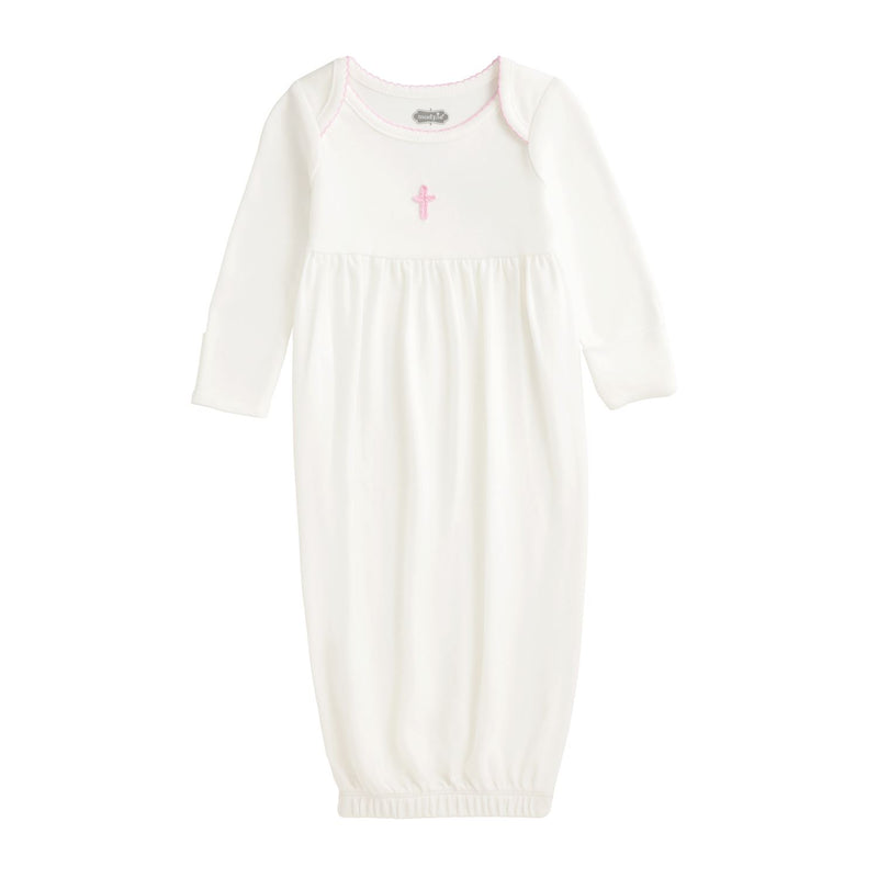 Crochet cross newborn gown