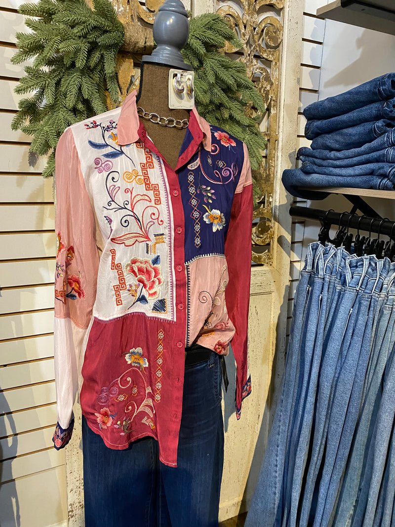 Marcia Color block shirt