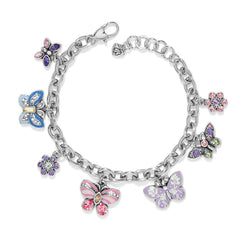 Tulipe Butterfly charm bracelet