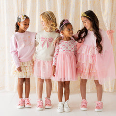 Princess Crown Tulle Bow Headband - Kids Hair Accessories