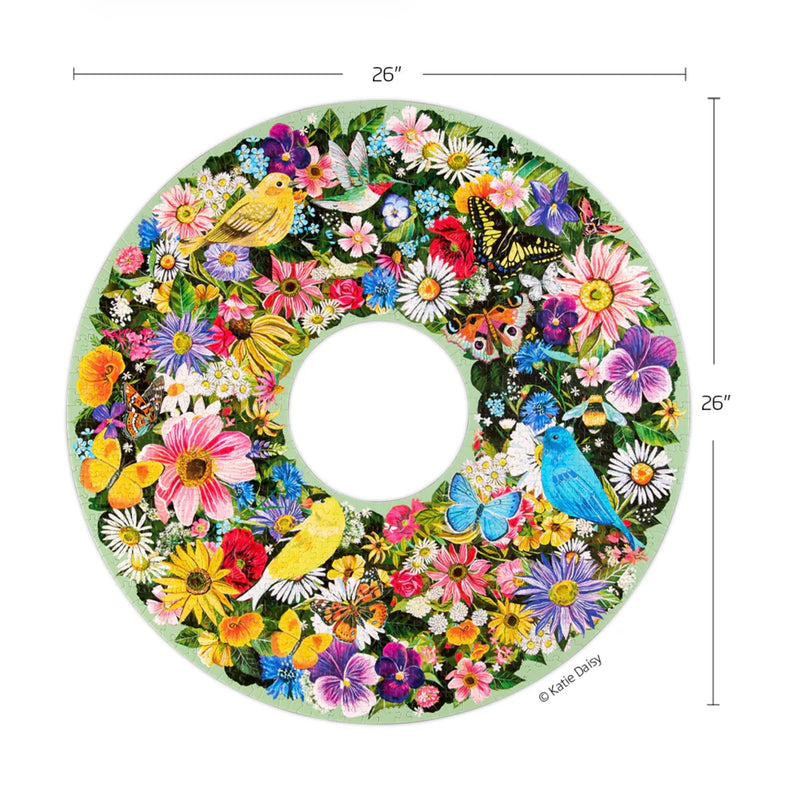 1000 piece wreath puzzle