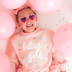 Birthday Girl Sprinkle Knit Sweater - Kids - Girls Clothes