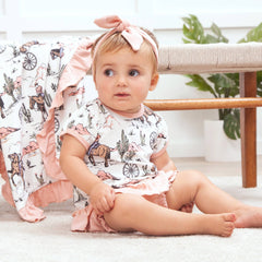 Baby Girl's On The Range Bamboo Set: 3-6M