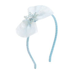 Glitter Snowflake Bow Headband - Kids Hair - Winter