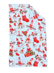 A Little Elf Mischief: Double-Sided Hand Towel: White / Hand Towel (17 in x 27 in)
