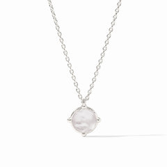 Honeybee solitaire necklace-silver