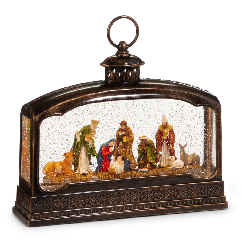 Nativity water lantern