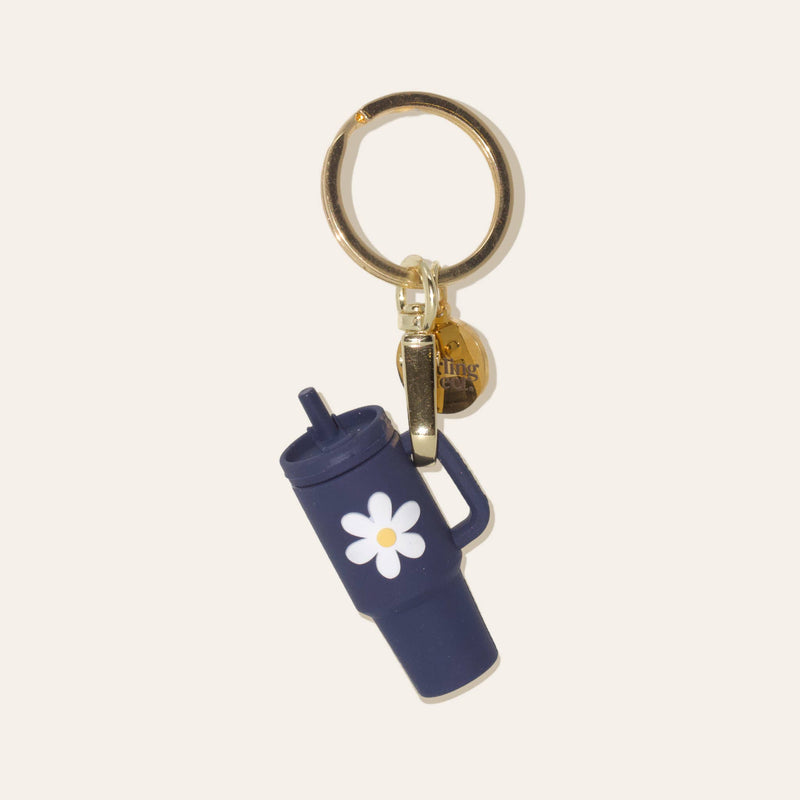 Tiny Tumbler Keychain - Navy