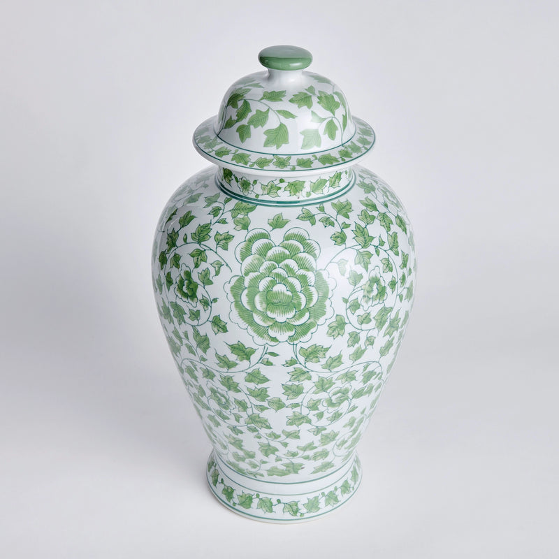 Imperial Ivy Lidded Ginger Jar