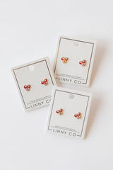 Screwback Stud Earrings - Collins Bow