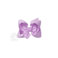 SIGNATURE GROSGRAIN BOW ON CLIP: 4.5" Large - 1.5" Ribbon on Alligator clip
