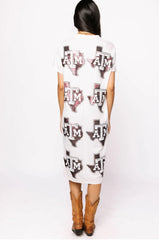 Texas A&M Mascot midi Dress
