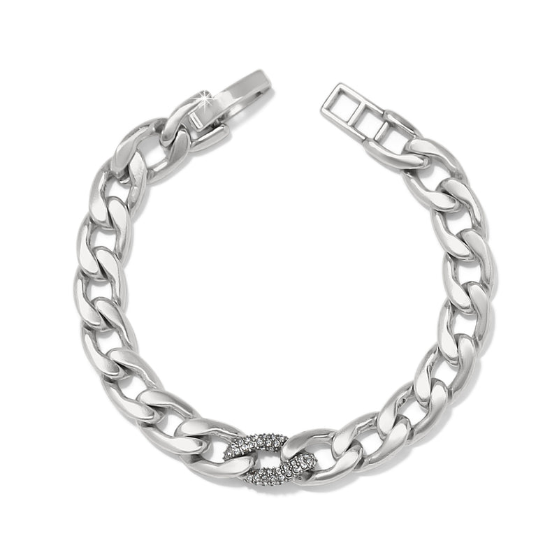 Cleo paved the way silver link bracelet