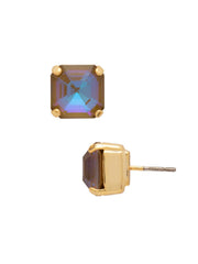 Izzy Stud Earrings - Brown