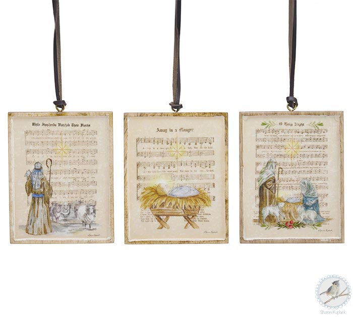 Mango wood Joyful melody Ornament