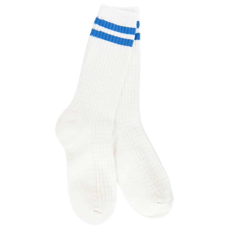 Stripped crew socks