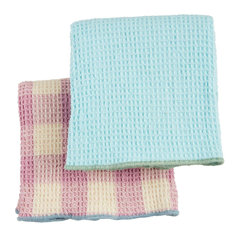 Colorful waffle towel