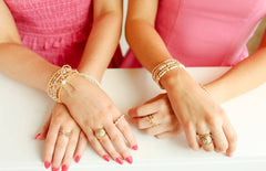 Demi Bracelet in Luster Pink: Standard 6.75 inch