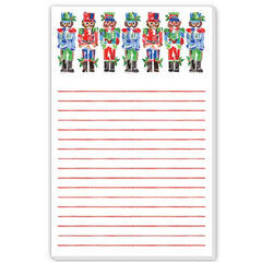 Red, Green & Blue Nutcrackers with Red LinesLarge Notepad