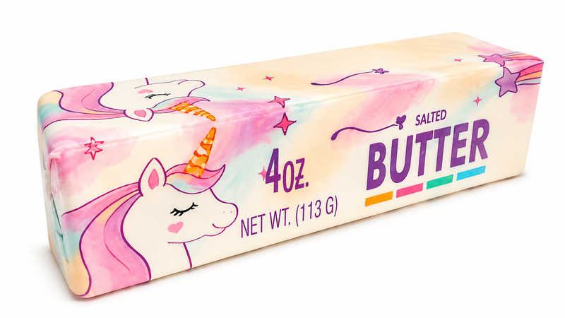 Unicorn Slow Rise 4oz Butter Squishy 🦄🧈-Sensory Toy