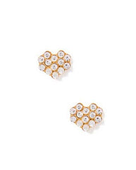 Screwback Stud Earrings - Leo - Clear