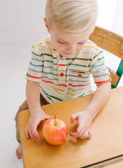 Alex Tee in Primary Stripe