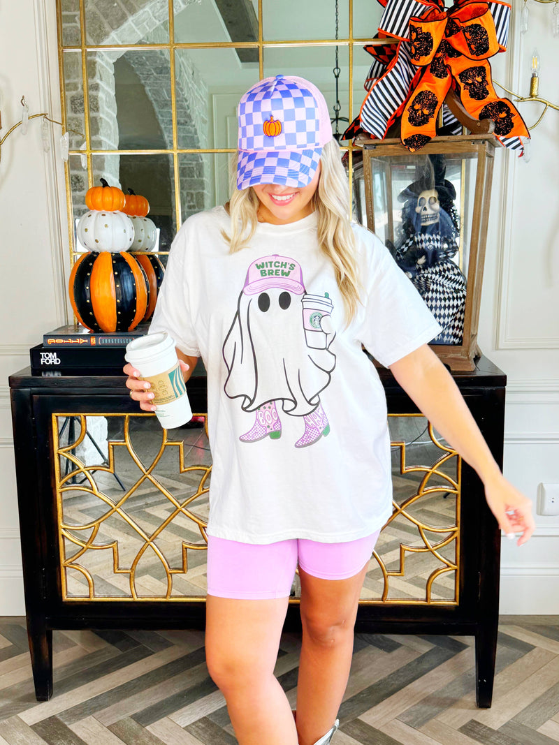 Witches Brew Coffee Ghost Tee