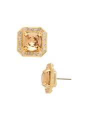 Autumn Stud Earrings - Beige