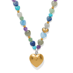 One heart multi necklace
