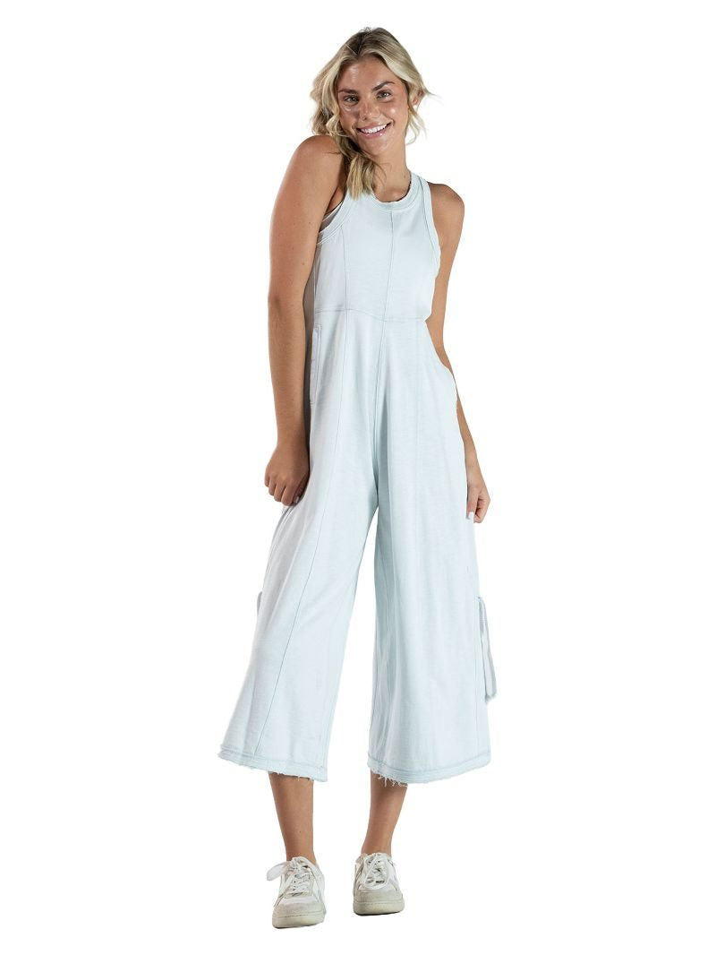 Washed mist jumpsuit