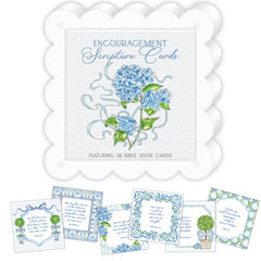 Encouragement Floral & Topiaries Scripture Cards With Frame