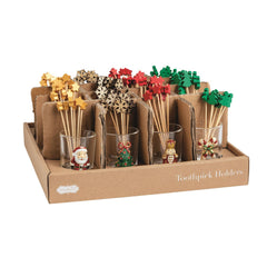 Enamel icon toothpick holder