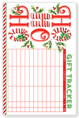 Medium Gift Tracker Merry Little Notepad