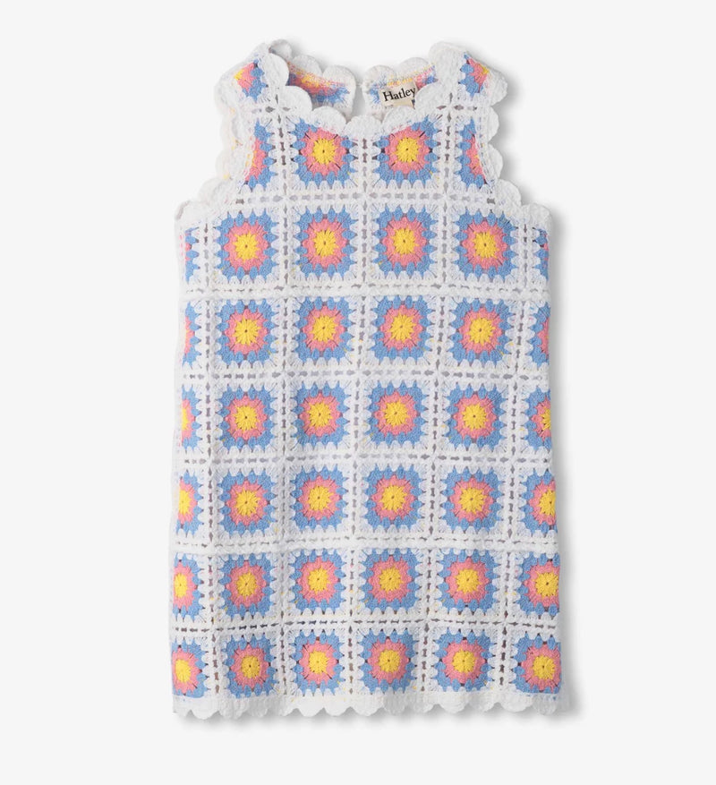 Buttercup sleeveless crochet dress
