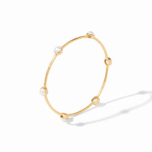 Milano Lux Bangle-Pearl