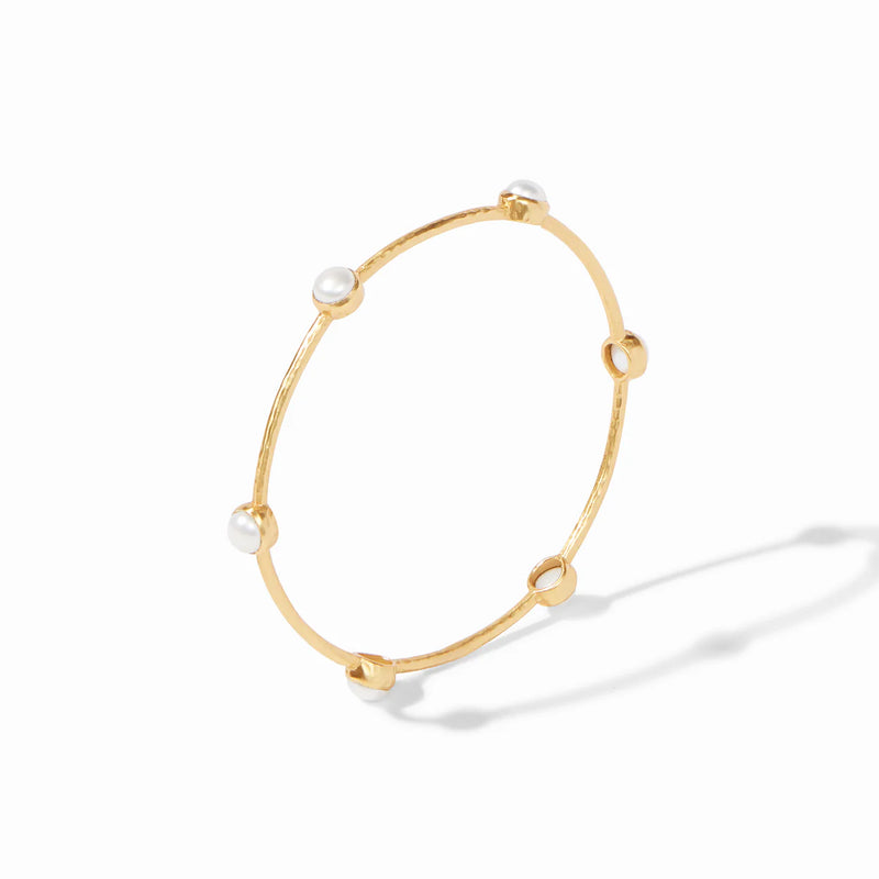 Milano Lux Bangle-Pearl