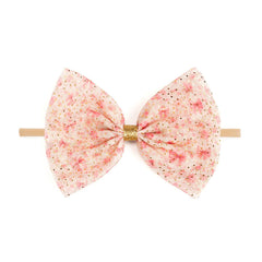 Ditsy Floral Tulle Bow Baby Headband