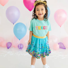 Third Birthday Patch Short Sleeve T-Shirt-3T