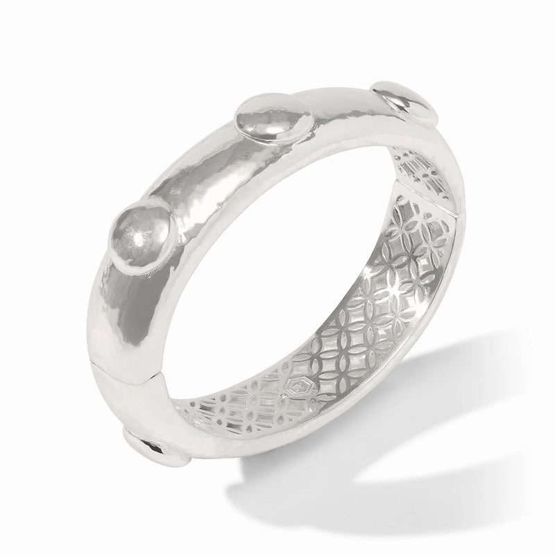 Solara hinged bangle-silver
