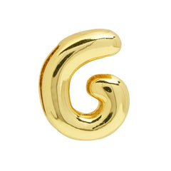 Smooth Bubble Initial Custom Word Name Watch Charm